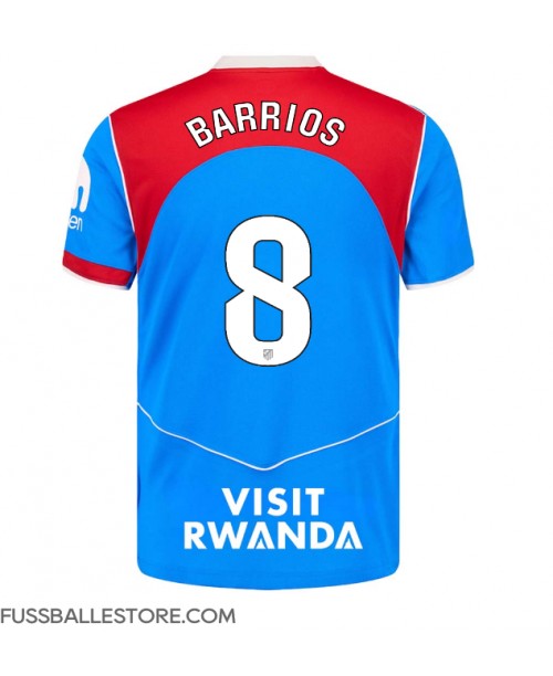 Günstige Atletico Madrid Pablo Barrios #8 3rd trikot 2025-26 Kurzarm Günstige Atletico Madrid Pablo Barrios #8 3rd trikot 2025-26 Kurzarm